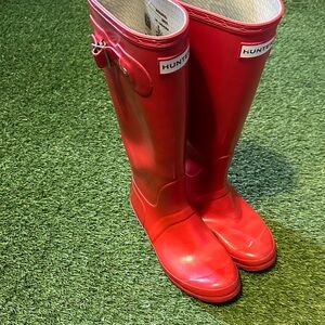 Hunter Red Women's Tall Rain Boots